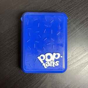 2011 Kellogg's Pop Tarts Blue Storage Container Holder Case